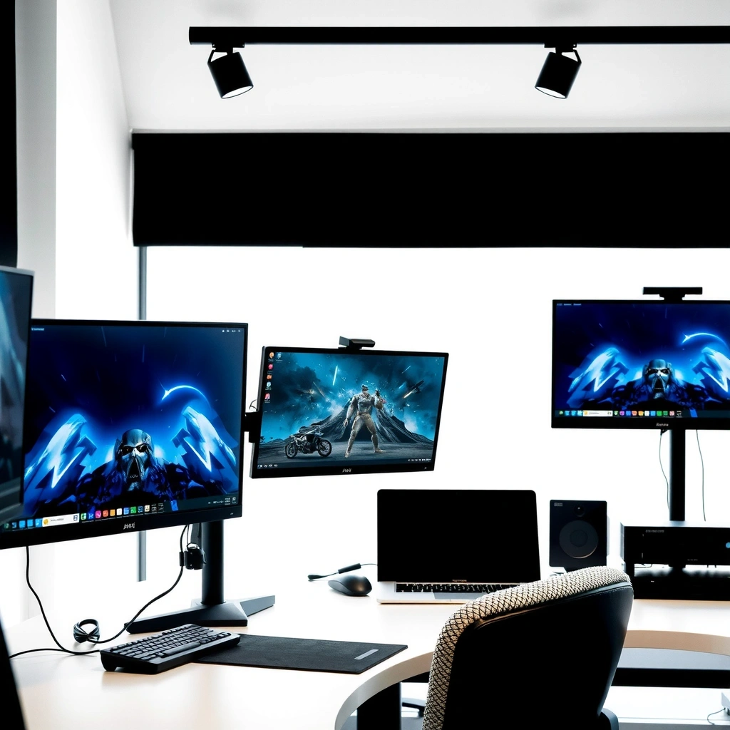 Juatheli Games studio workspace